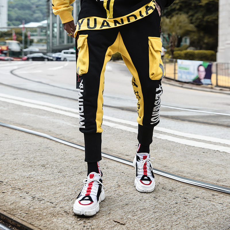 Classic Tapered Ankle Joggers - Black Tie Dye with Pineapple Print – JJ  Malibu