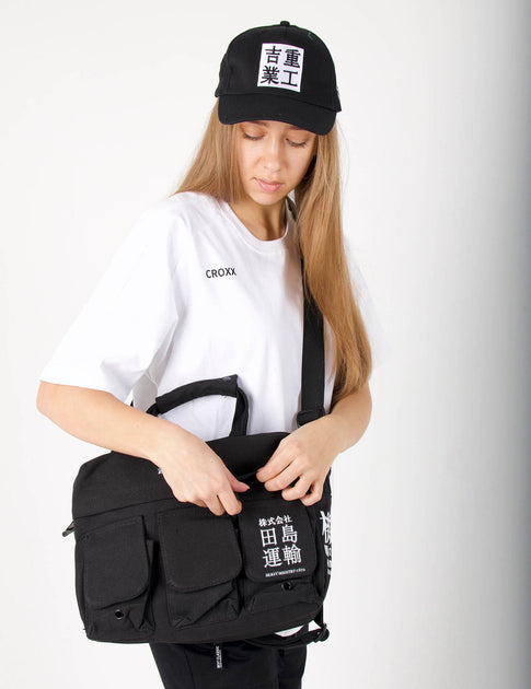 Cyber Techwear Shoulder Crossbody Bag