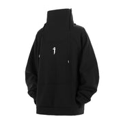 Precision Tactical High Neck Black Sweater