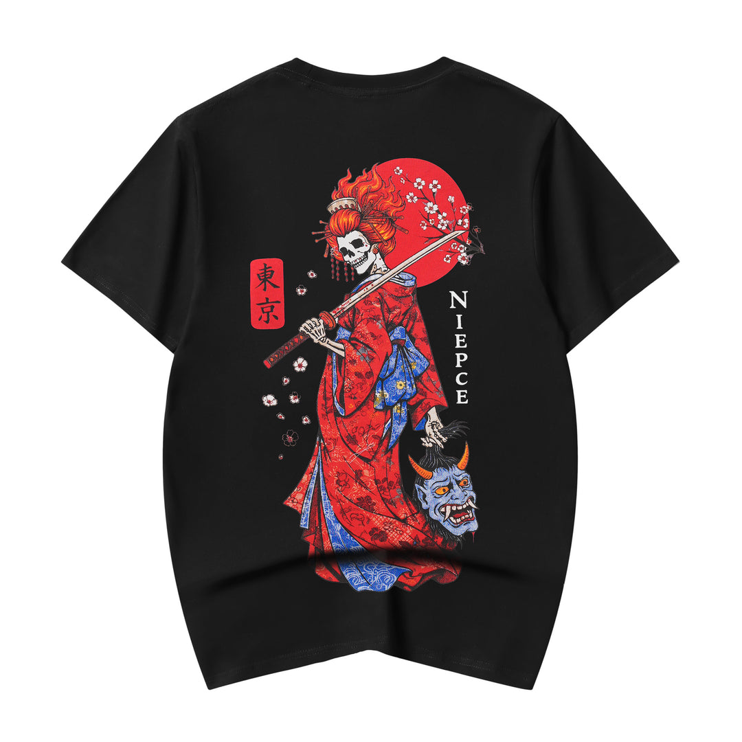 PT112 Skull Geisha Tee – Niepce
