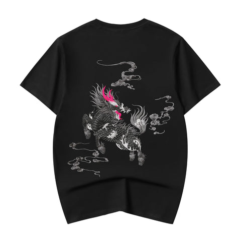 KH870 Kirin Embroidered Tee