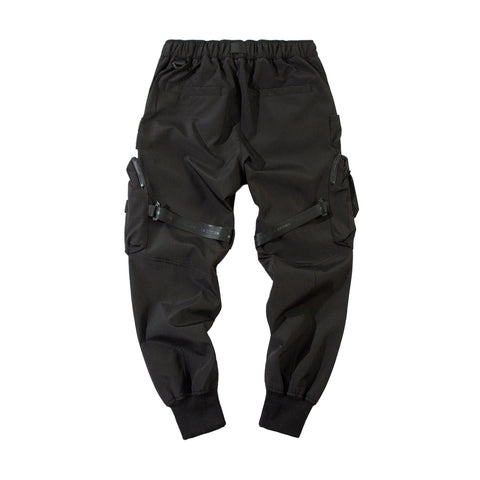 X440 Matte Black Paratrooper Joggers