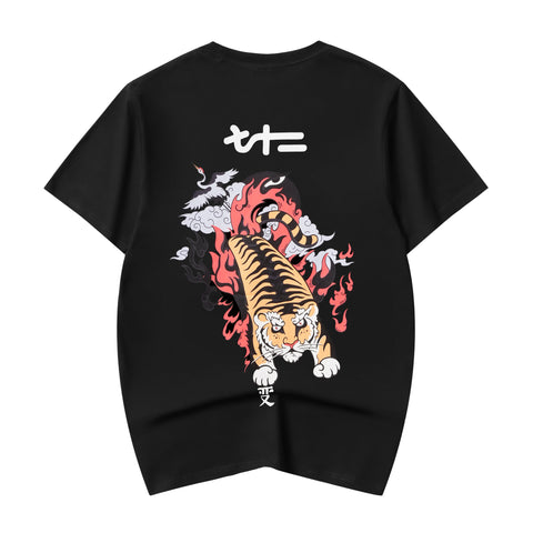 YeT029 Pouncing Fiery Tiger Tee