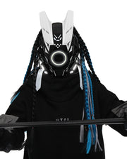 D-Ci White Tech Mask (With Braids)