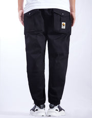 Yin Yang Black Cargo Pants