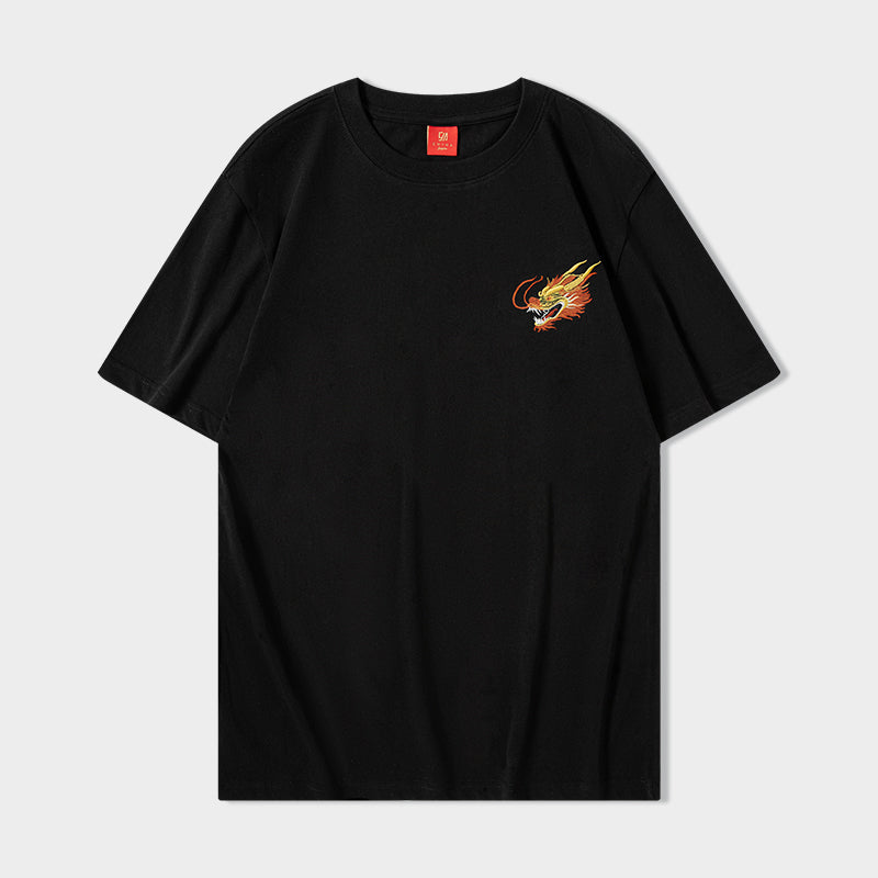 KH866 Golden Dragon Embroidery Tee – Niepce