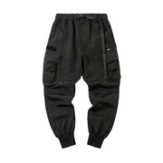 X442 Matte Black Cargo Joggers