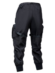 X440 Matte Black Paratrooper Joggers