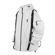 White Caution02 Neo Future Jacket