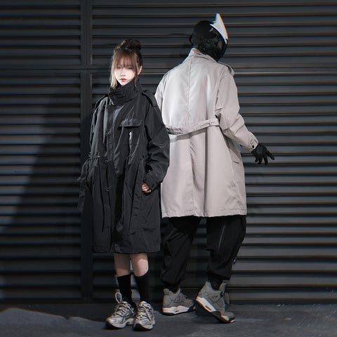 J38 I-Tech Anorak Trench Coat