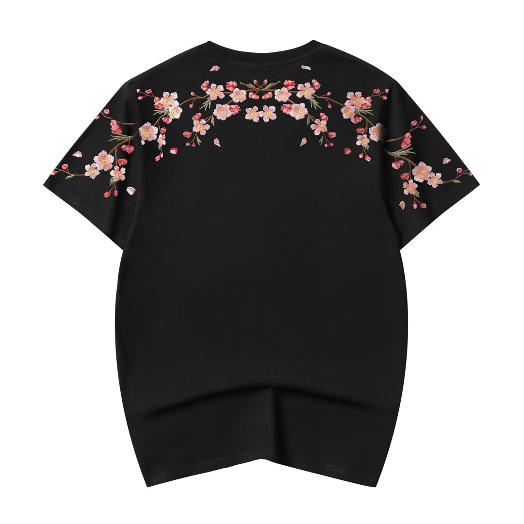 ET516 Sakura Flowers Embroidered Tee – Niepce