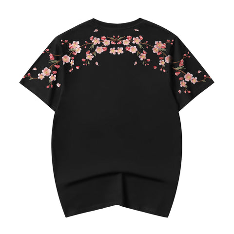 ET516 Sakura Flowers Embroidered Tee
