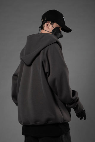 H38 Utility-Kapuzenpullover im Lagendesign