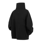 Suéter negro de cuello alto táctico de precisión