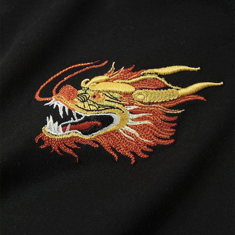 KH866 Golden Dragon Embroidery Tee – Niepce