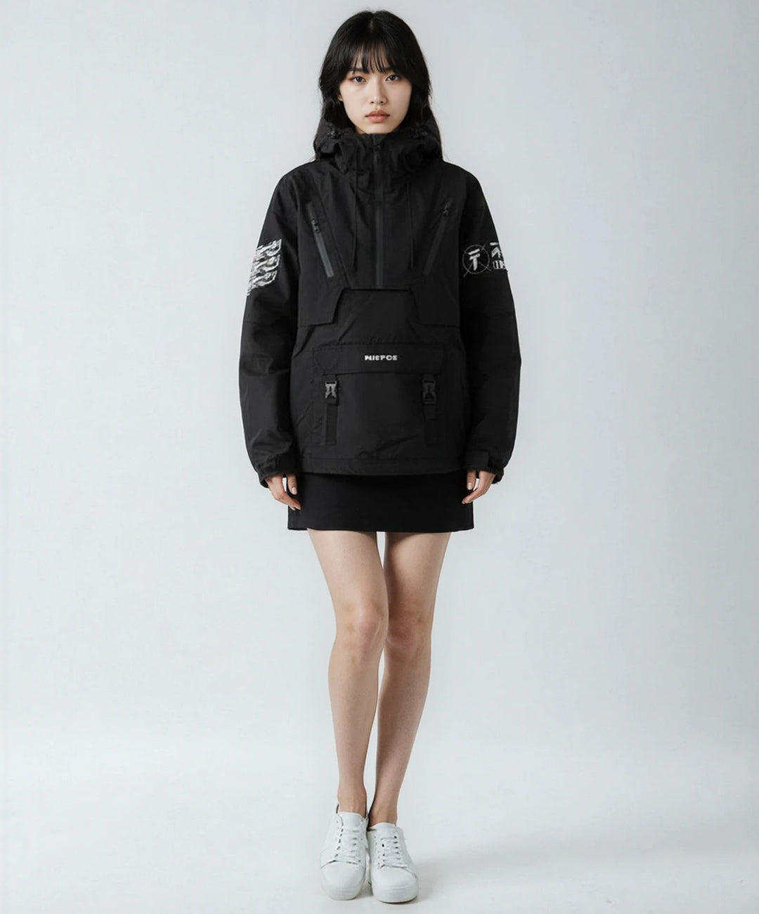 ジャケット・アウター ANREALAGE / ZOOM VIETNAM JUMPER / Black ANREALAGE / ZOOM VIETNAM JUMPER / Black