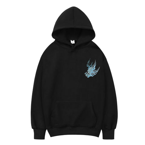 KH9817 Flaming White Tiger Hoodie – Niepce