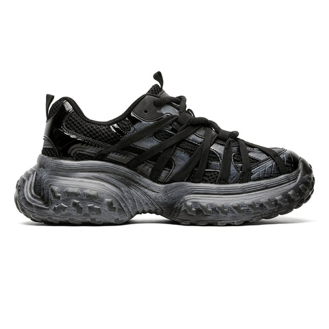 S8888 Black Tire Sneakers