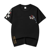 ET513 Flower and Birds Embroidered Tee