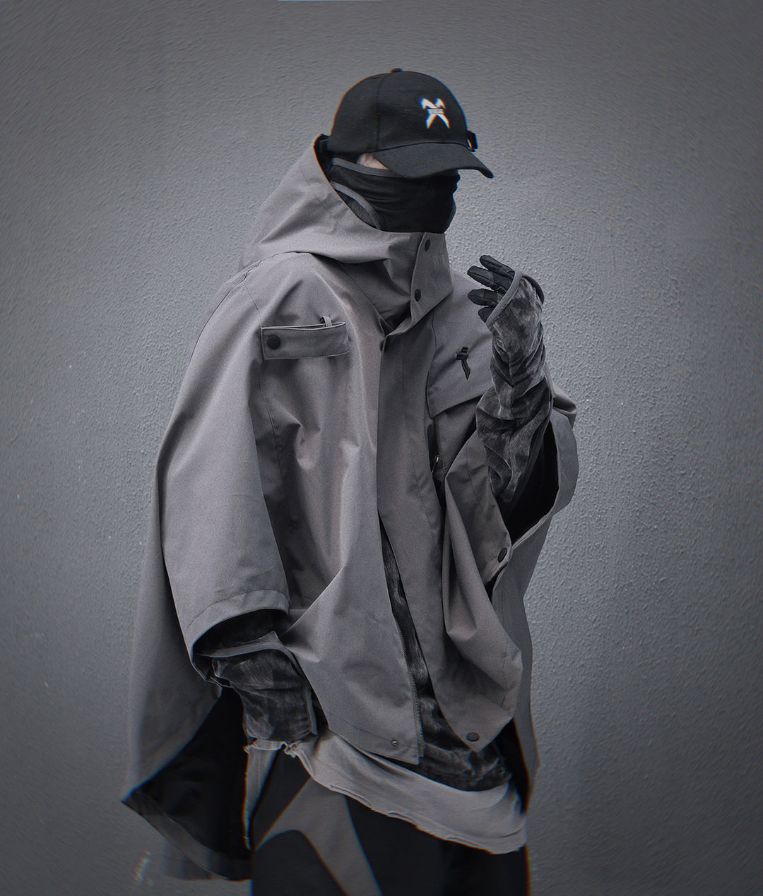 HiJ40 Grey I-Tech Poncho – Niepce