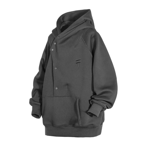 H38 Utility-Kapuzenpullover im Lagendesign