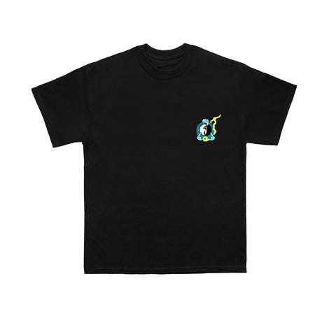 Blue Yin Yang Dragon Claw Tee