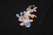 ET515 Rainbow Koi Fish Embroidered Tee
