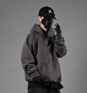 H38 Utility-Kapuzenpullover im Lagendesign