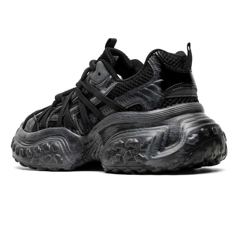 S8888 Black Tire Sneakers – Niepce
