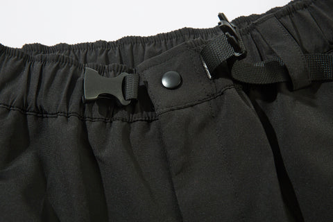 X442 Matte Black Cargo Joggers