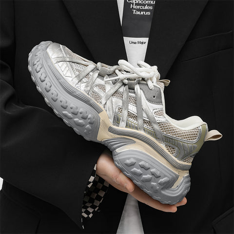 S8888 Champagne Tire Sneakers