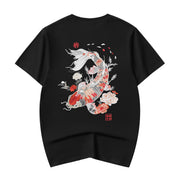 ET514 Koi Fish Embroidered Tee