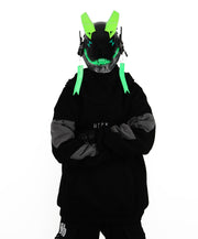 Green Skeleton Tech Mask