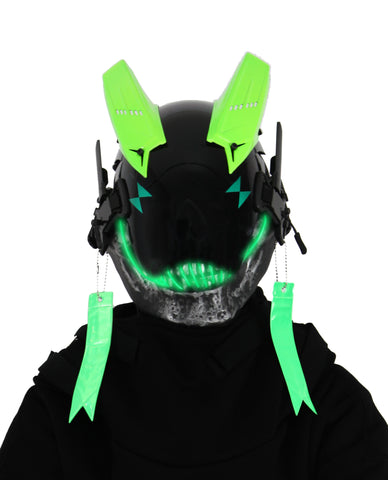 Tecnología esqueleto verde Mascarilla