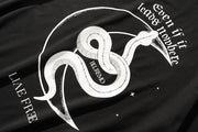 Weißes Snake Cosmic T-Shirt für Damen