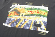 Camiseta típica de arte de tierras de cultivo