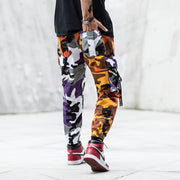Pantalones jogger de camuflaje de doble color