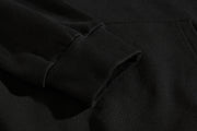 Sudadera con capucha con bordado de pantera negra