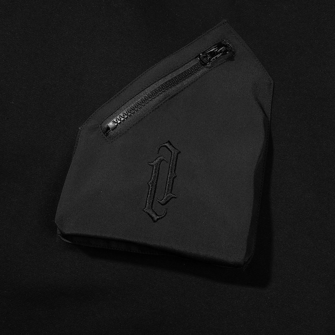 HiH33 Black Utility Hoodie – Niepce