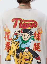 Caída de la camiseta del tigre