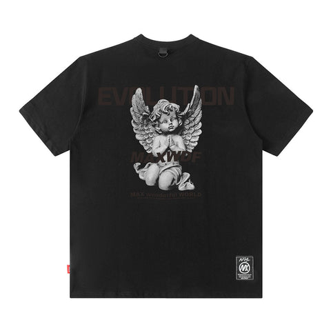 Camiseta con estatua de ángel