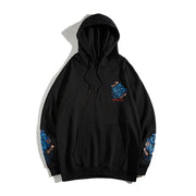 Pond of Fish Embroidery Hoodie