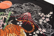 Tiger in the Jungles Embroidery Tee