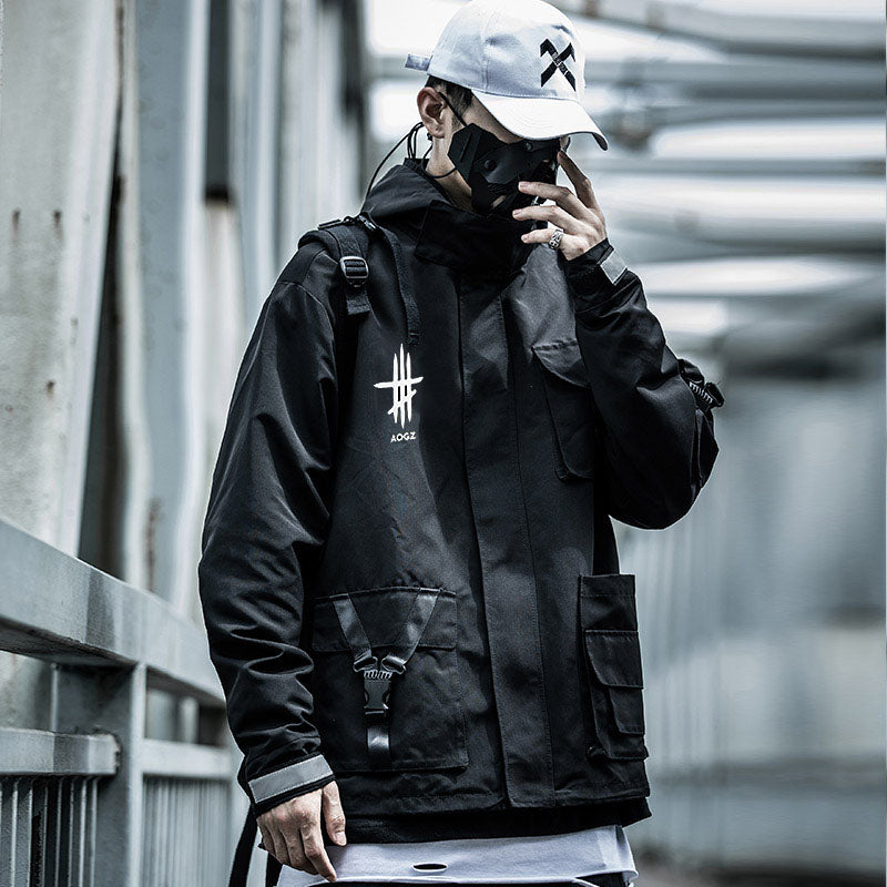 Japanese Jacket Niepce Japanese Streetwear Zip-Up Windbreaker