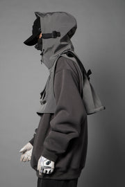 Sudadera con capucha y chaleco V3 Tech Guarded gris