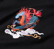 Demon Horse Embroidery Hoodie