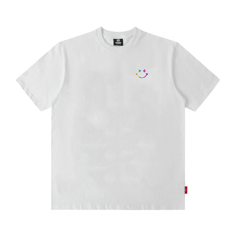 Camiseta Emoji de pintura manchada