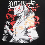 Camiseta gráfica Demon Samurai