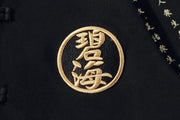 Kapuzenpullover mit japanischem Kanji „Rising Oceans“