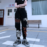 Pantalones jogger de patchwork modernos
